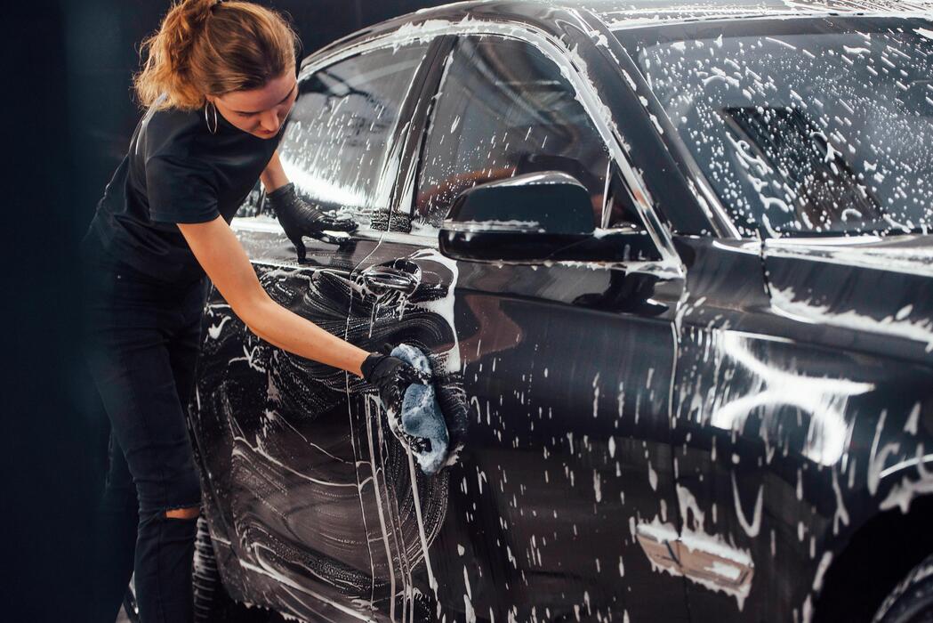 Car wash wheel deep iron wash